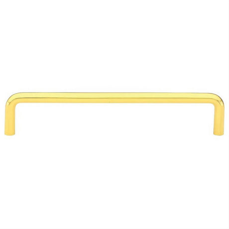 Emtek 86249US15 Wire 6" Solid Brass Cabinet Pull Satin Nickel