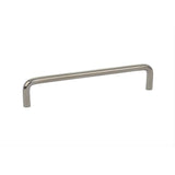 Emtek 86249US19 Wire 6" Solid Brass Cabinet Pull Flat Black
