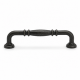 Emtek 86255MB Ribbed Cabinet Pull with 6" Center To Center Medium Bronze