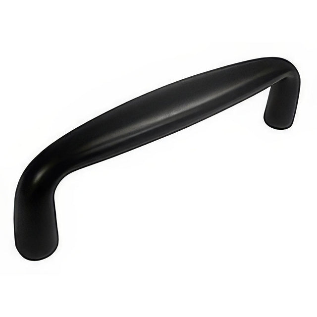 Emtek 86256US19 86256US Orbit 3" Solid Brass Modern Bar Cabinet Pull Flat Black