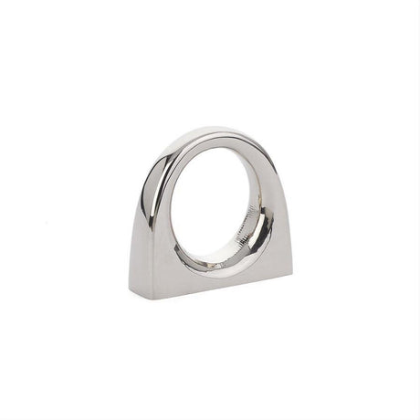 Emtek 86270US19 86270US 1-1/4" Solid Brass Modern Cabinet Ring Knob Flat Black