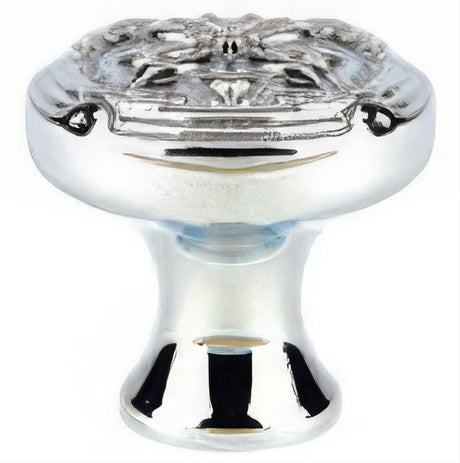 Emtek 86278US26 Ribbon & Reed 1.75" Solid Brass Cabinet Knob Polished Chrome