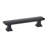Emtek 86300US19 86300US Geometric 3.5" Solid Brass Rectangular Cabinet Pull Flat Black