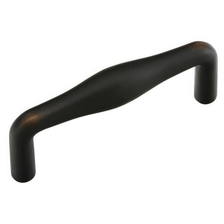 Emtek 86310US10B Dane 3.5" Mid Century Modern Solid Brass Drawer Pull Oil Rubbed Bronze