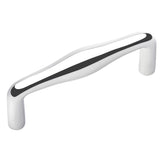 Emtek 86311US14 Dane 4" Mid Century Modern Solid Brass Drawer Pull Polished Nickel Lifetime