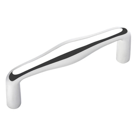 Emtek 86313US26 Dane 10" Mid Century Modern Solid Brass Drawer Pull Polished Chrome