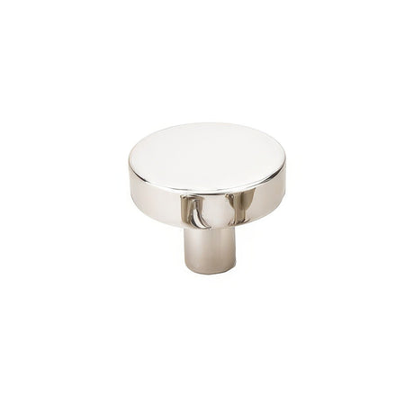 Emtek 86321US14 Cadet 1" Mid Century Modern Cabinet Knob - Polished Nickel