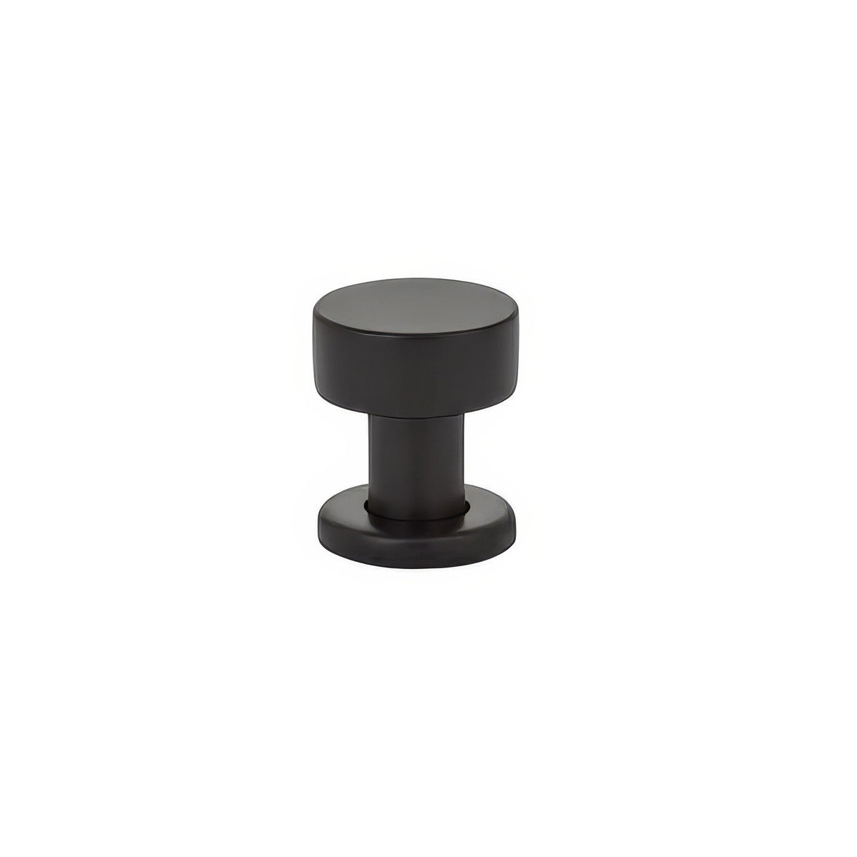 Emtek 86321US19 Cadet 1" Mid Century Modern Cabinet Knob - Flat Black