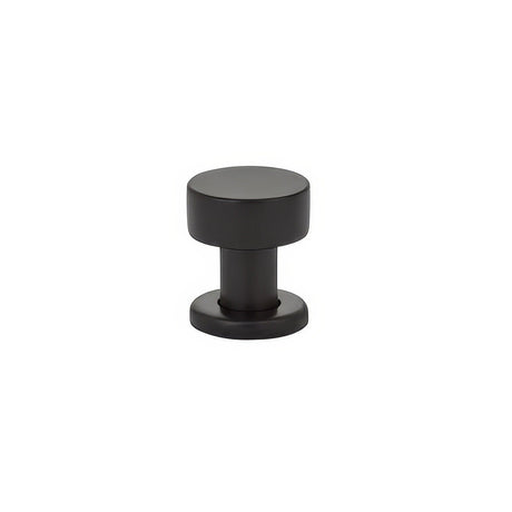 Emtek 86321US19 Cadet 1" Mid Century Modern Cabinet Knob - Flat Black