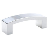 Emtek 86324US26 Bauhaus 3" Mid Century Modern Solid Brass Cabinet Pull Polished Chrome