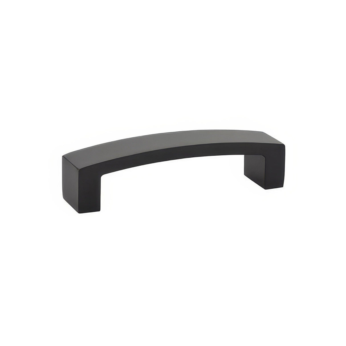 Emtek 86325US19 Bauhaus 4" Mid Century Modern Solid Brass Cabinet Pull Flat Black