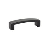 Emtek 86325US19 Bauhaus 4" Mid Century Modern Solid Brass Cabinet Pull Flat Black