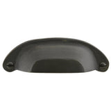 Emtek 86327MB Sandcast Bronze 4" Cabinet Bin Pull Medium Bronze
