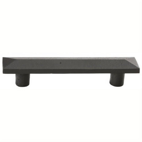 Emtek 86329FB Pyramid 3.5" Sandcast Bronze Cabinet Pull Flat Black