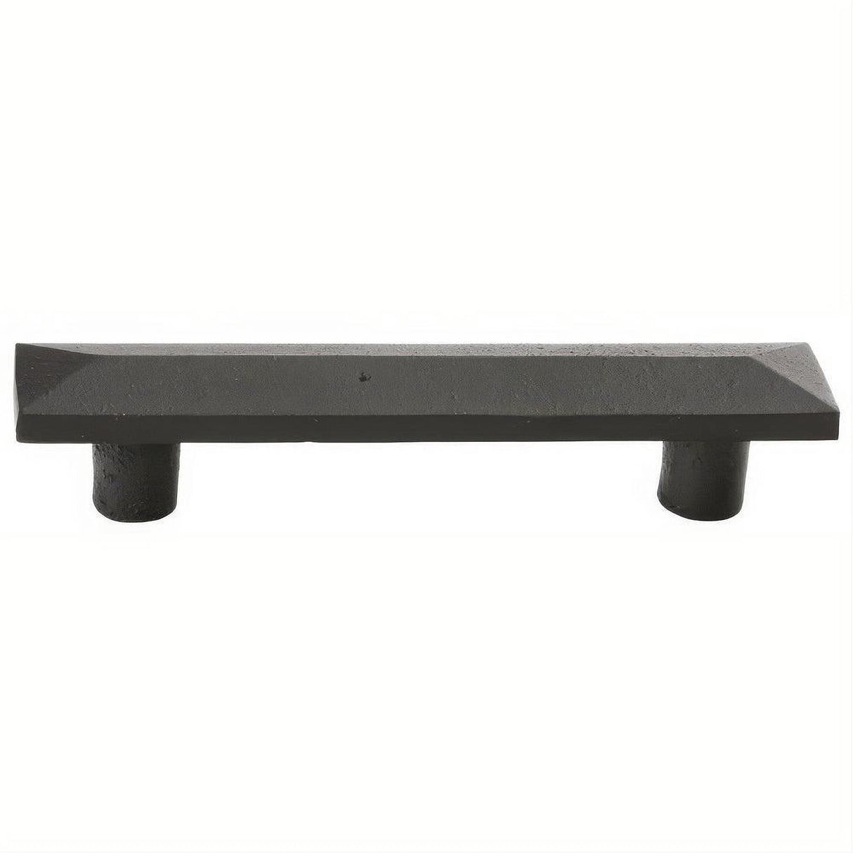 Emtek 86330FB Pyramid 4" Sandcast Bronze Cabinet Pull Flat Black