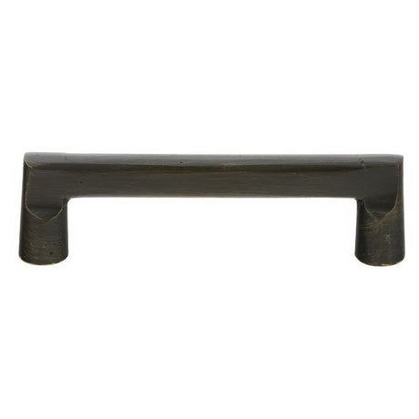 Emtek 86334TWB 4" Sandcast Bronze Cabinet Rail Pull Tumbled White Bronze