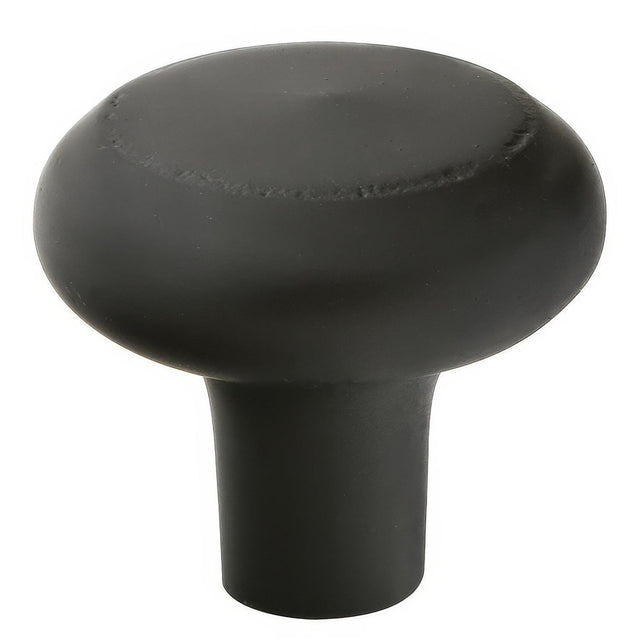 Emtek 86339FB Barn 1.25" Sandcast Bronze Cabinet Knob Flat Black