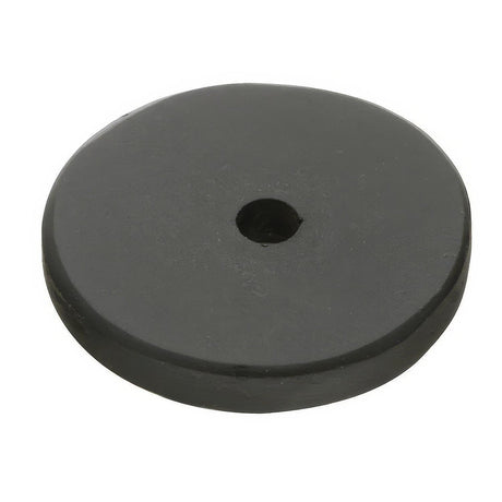 Emtek 86341FB Sandcast Bronze 1.25" Cabinet Knob Round Back Plate Flat Black
