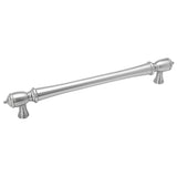 Emtek 86343US15A Spindle 12" Solid Brass Cabinet Pull / Appliance Pull Pewter