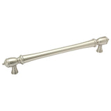 Emtek 86344US15 Spindle 18" Solid Brass Cabinet Pull / Appliance Pull Satin Nickel