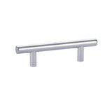 Emtek 86358US14 86358US Mid Century Modern 3" Solid Brass Bar Cabinet Pull Polished Nickel