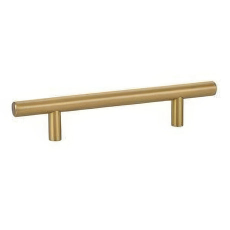 Emtek 86360US14 Mid Century Modern 4" Solid Brass Bar Cabinet Pull Polished Nickel