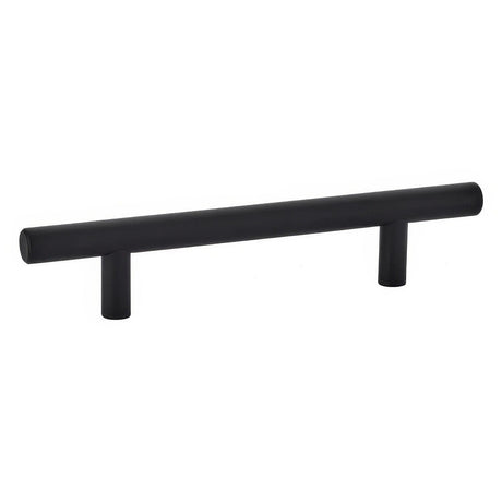 Emtek 86360US3NL 86360US Mid Century Modern 4" Solid Brass Bar Cabinet Pull Unlacquered Brass