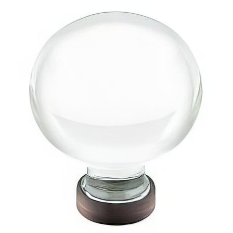 Emtek 86394US10B 86394US Bristol 1" Crystal Cabinet Knob Oil Rubbed Bronze