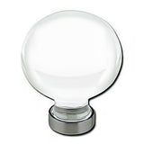 Emtek 86394US15A 86394US Bristol 1" Crystal Cabinet Knob Pewter