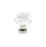 Emtek 86399US14 Georgetown 1.25" Crystal Cabinet Knob - Polished Nickel
