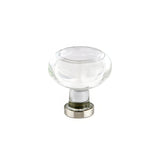 Emtek 86399US15 Georgetown 1.25" Crystal Cabinet Knob - Satin Nickel
