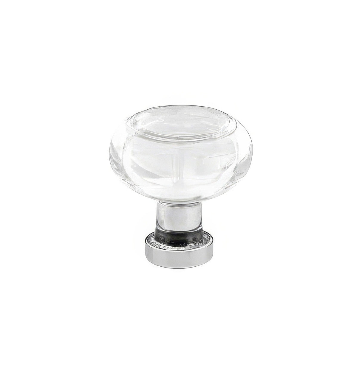 Emtek 86399US15A Georgetown 1.25" Crystal Cabinet Knob - Pewter