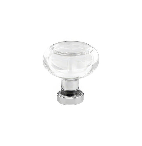 Emtek 86399US15A Georgetown 1.25" Crystal Cabinet Knob - Pewter