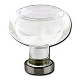 Emtek 86400US15A Georgetown 1.75" Crystal Cabinet Knob Pewter
