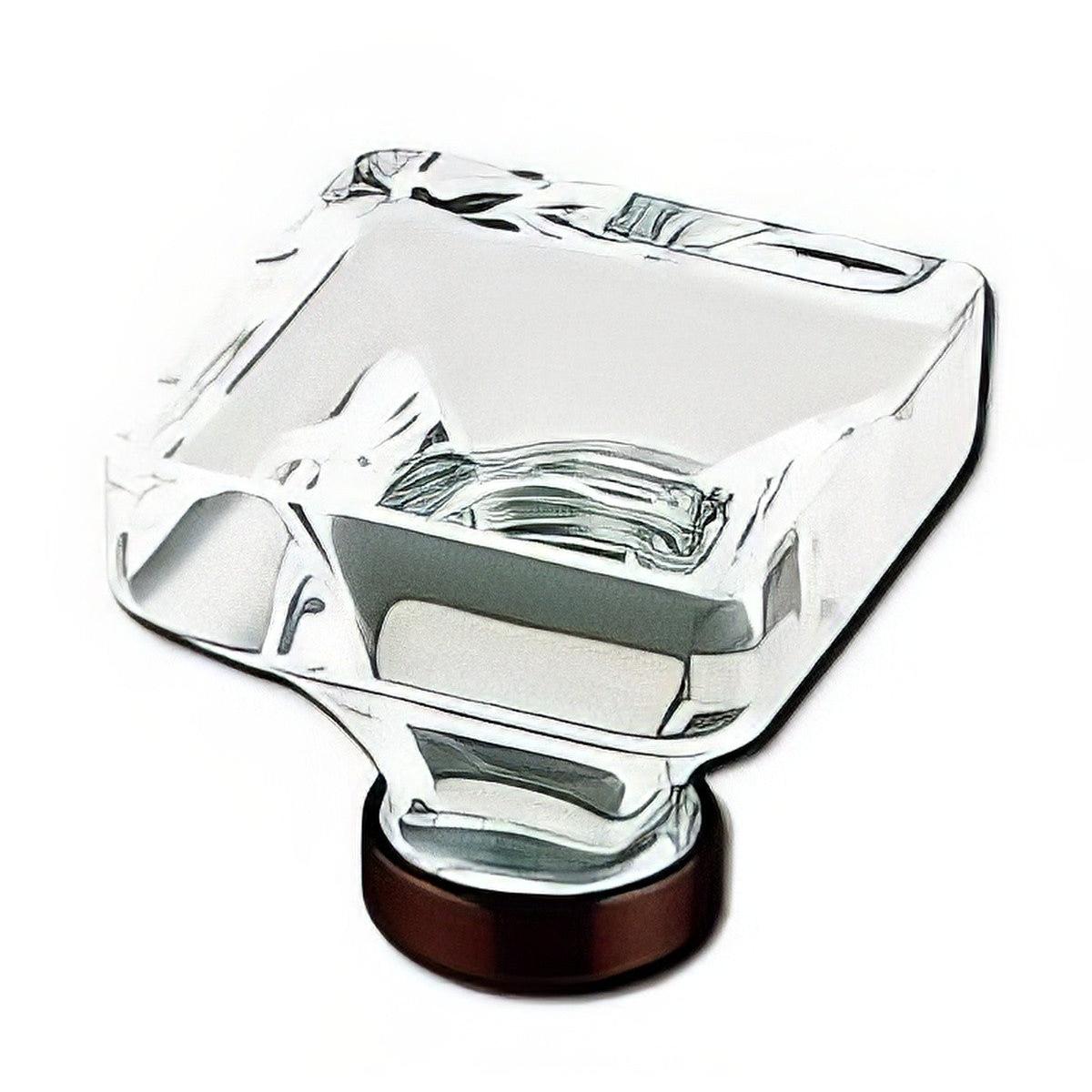 Emtek 86404US10B Lido 1.75" Crystal Cabinet Knob Oil Rubbed Bronze
