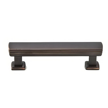 Emtek 86422US10B Art Deco 3-1/2" Designer Brass Cabinet Pull Oil Rubbed Bronze