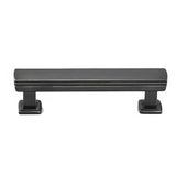 Emtek 86422US14 Art Deco 3-1/2" Designer Brass Cabinet Pull Polished Nickel