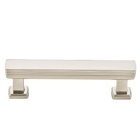 Emtek 86422US19 Art Deco 3-1/2" Designer Brass Cabinet Pull Flat Black
