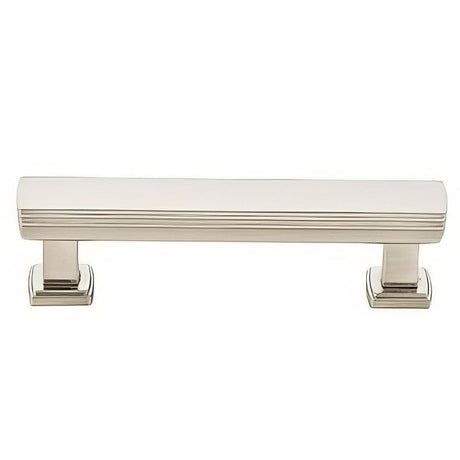 Emtek 86423US15 Art Deco 4" Designer Brass Cabinet Pull Satin Nickel