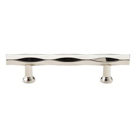 Emtek 86428US14 86428US Tribeca 3-1/2" Designer Brass Bar Cabinet Pull Polished Nickel