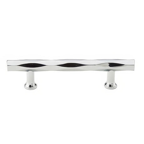 Emtek 86428US26 86428US Tribeca 3-1/2" Designer Brass Bar Cabinet Pull Polished Chrome