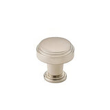 Emtek 86433US15 Newport 1-5/8" Art Deco Designer Brass Cabinet Knob Satin Nickel