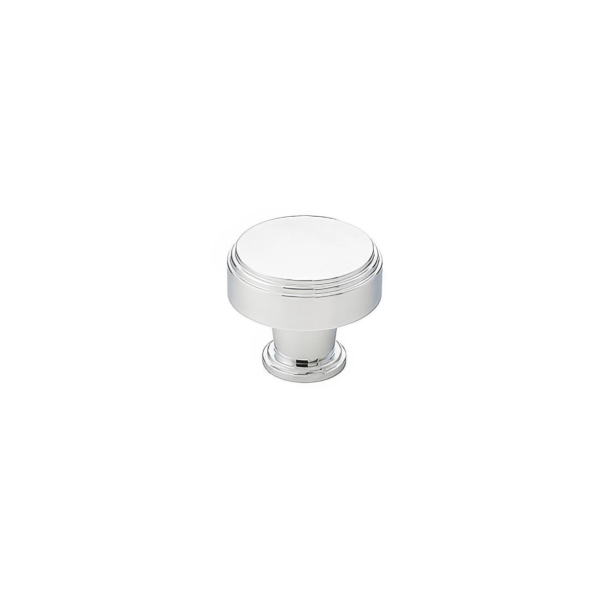 Emtek 86433US26 Newport 1-5/8" Art Deco Designer Brass Cabinet Knob Polished Chrome