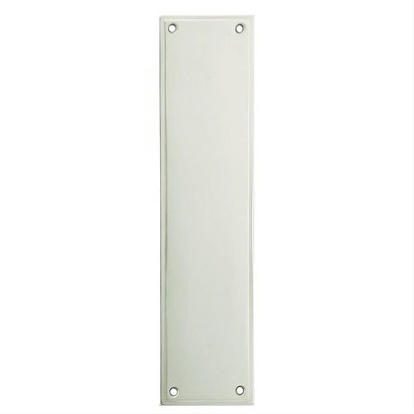 Emtek 86437US15 86437US 3 Inch x 12 Inch Modern Pull Plate Satin Nickel