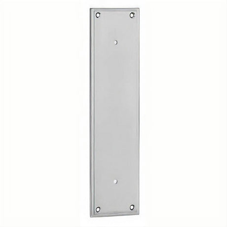 Emtek 86437US26 86437US 3 Inch x 12 Inch Modern Pull Plate Polished Chrome