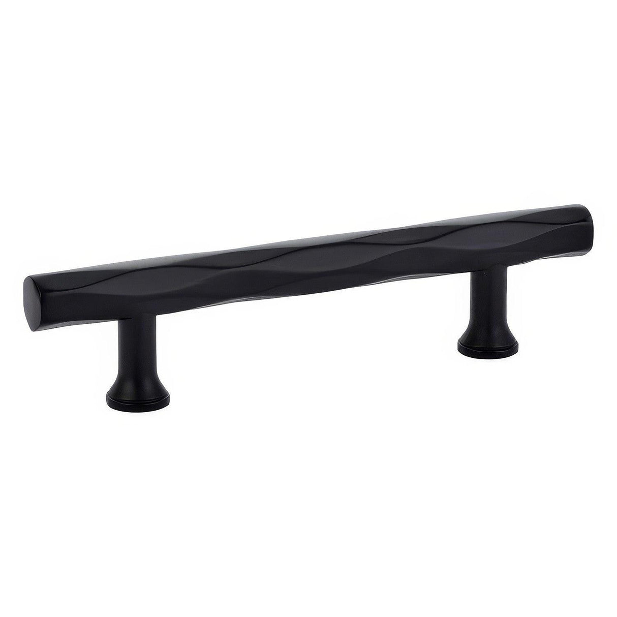 Emtek 86489US19 86489US 5 Inch Center to Center Tribeca Cabinet Pull Flat Black