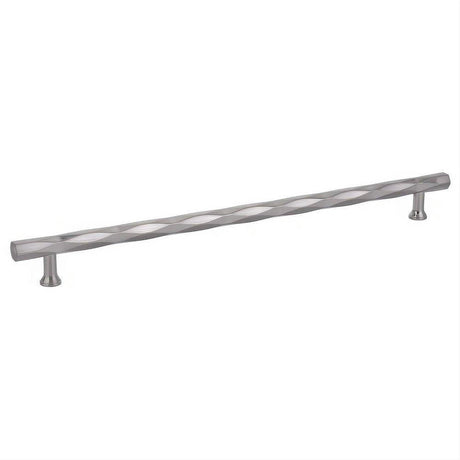 Emtek 86491US15 12 Inch Center to Center Tribeca Cabinet Pull Satin Nickel