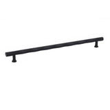 Emtek 86491US19 12 Inch Center to Center Tribeca Cabinet Pull Flat Black