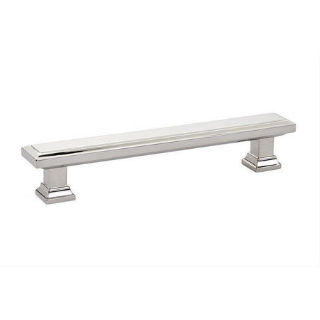 Emtek 86492US19 5 Inch Center to Center Geometric Rectangular Cabinet Pull Flat Black