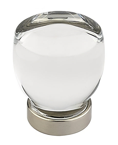 Emtek 86562US14 86562US Juneau 1-1/8 Inch Crystal Cabinet Knob Polished Nickel